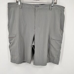 IZOD Golf Stretch Shorts Men's 40 Gray 10" Inseam